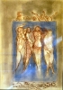 La spiaggia, matite e terre, 50x70, 1990/2000