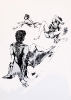 La spiaggia, serigrafia, 50x70, 1980/90