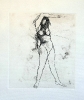 Bagnante, acquaforte, 35x50, 1990/2000