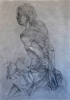 Il sequestro, matite grasse, 50x70, 1999/2000