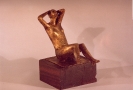 Bagnante (bozzetto), cera, cm. 30, 1980/90