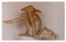 Bagnante, cemento patinato, cm. 120, Coll. prof. N. Amodeo