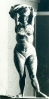 Bagnante, cm. 40, cemento patinato, Coll. dott. Megale