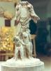 La vara, progetto per gruppo, cemento patinato, cm. 50, 1980/90