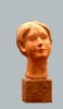 Ritratto, terracotta, 1995 Coll. dott. V. Macrì