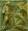 Progetto per portale, gesso patinato, 2008